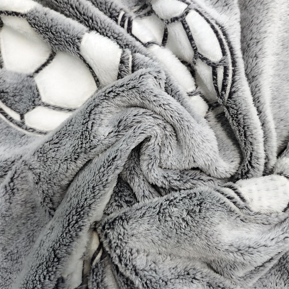Sviuse Glow in The Dark Soccer Throw Blanket 1