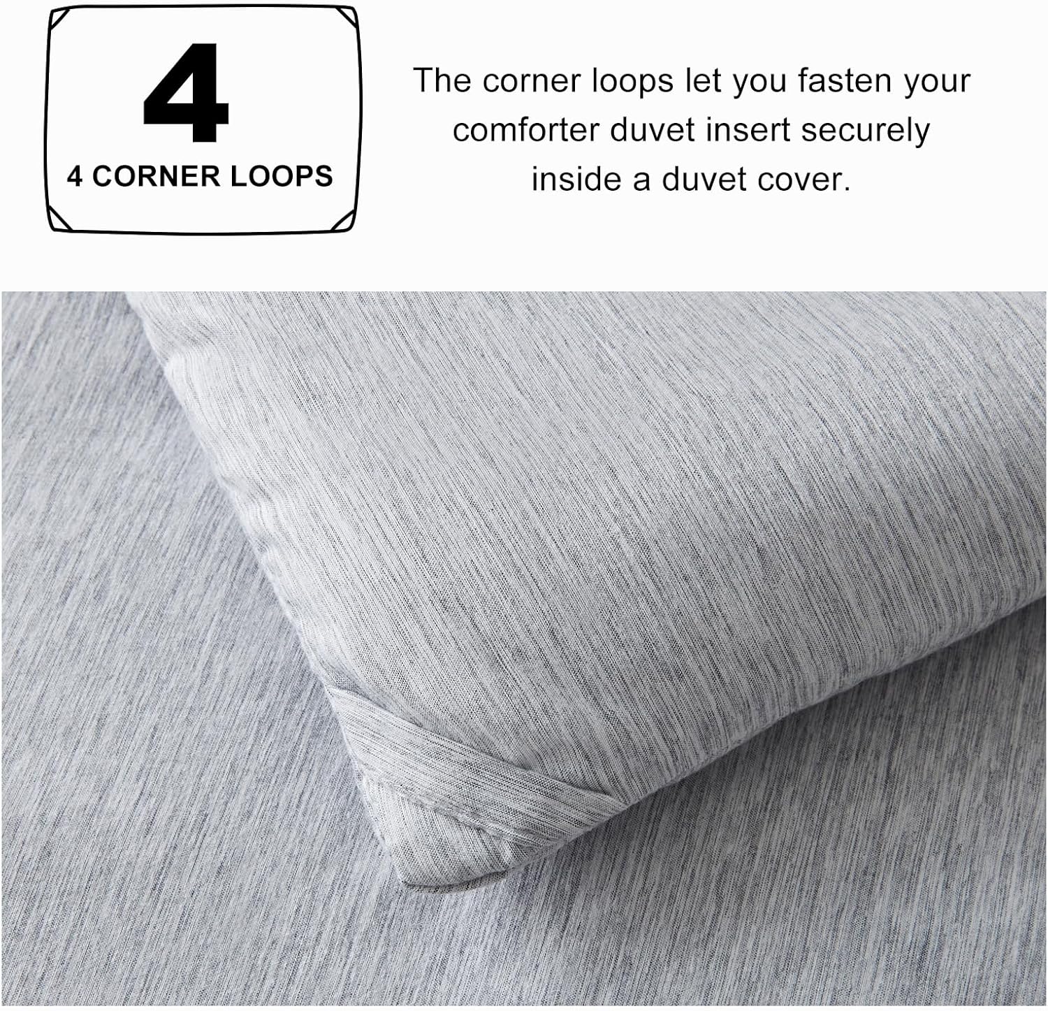 CozyLux Twin XL Comforter Set with Pillow Sham