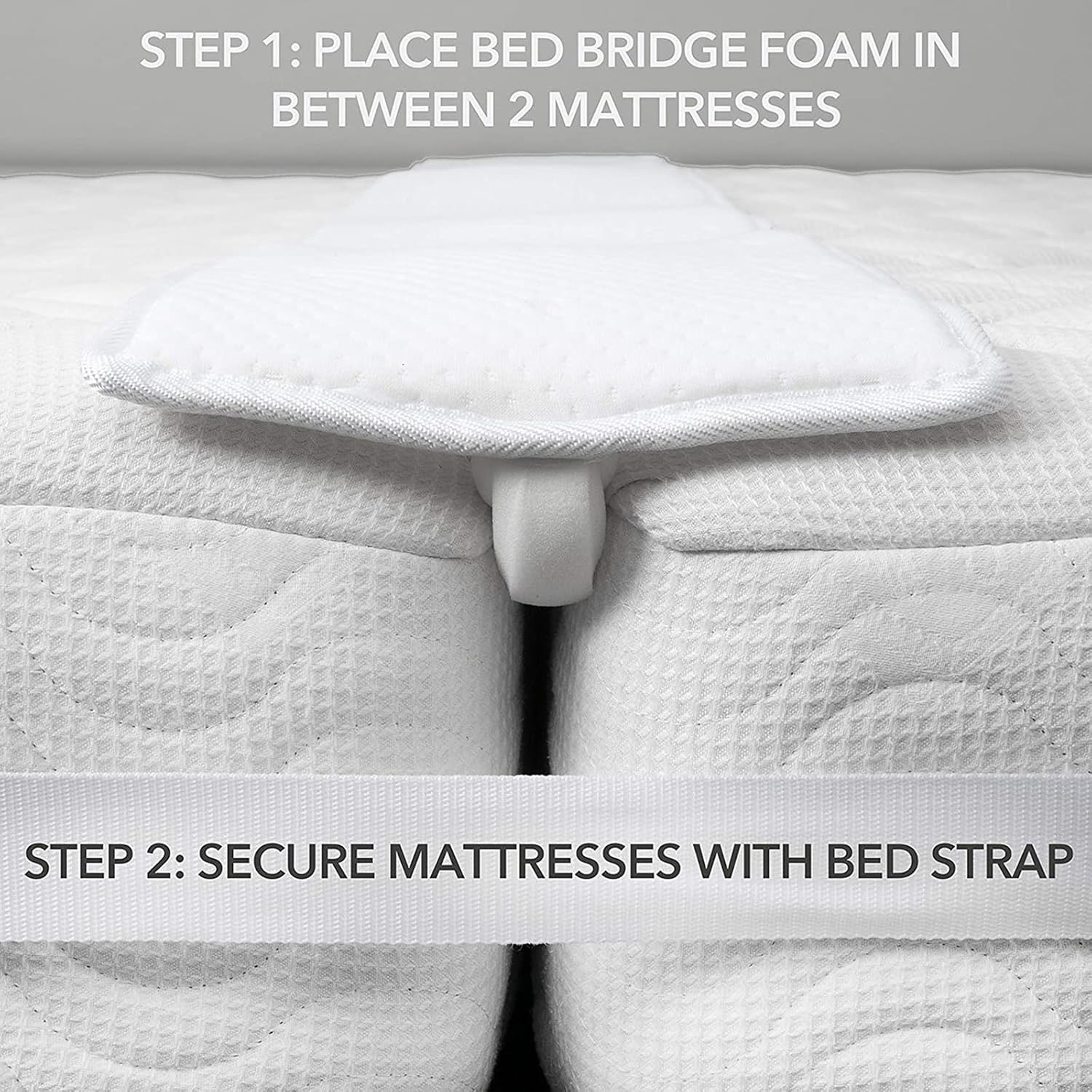 HUANGTNG Bed Bridge Twin To King Converter