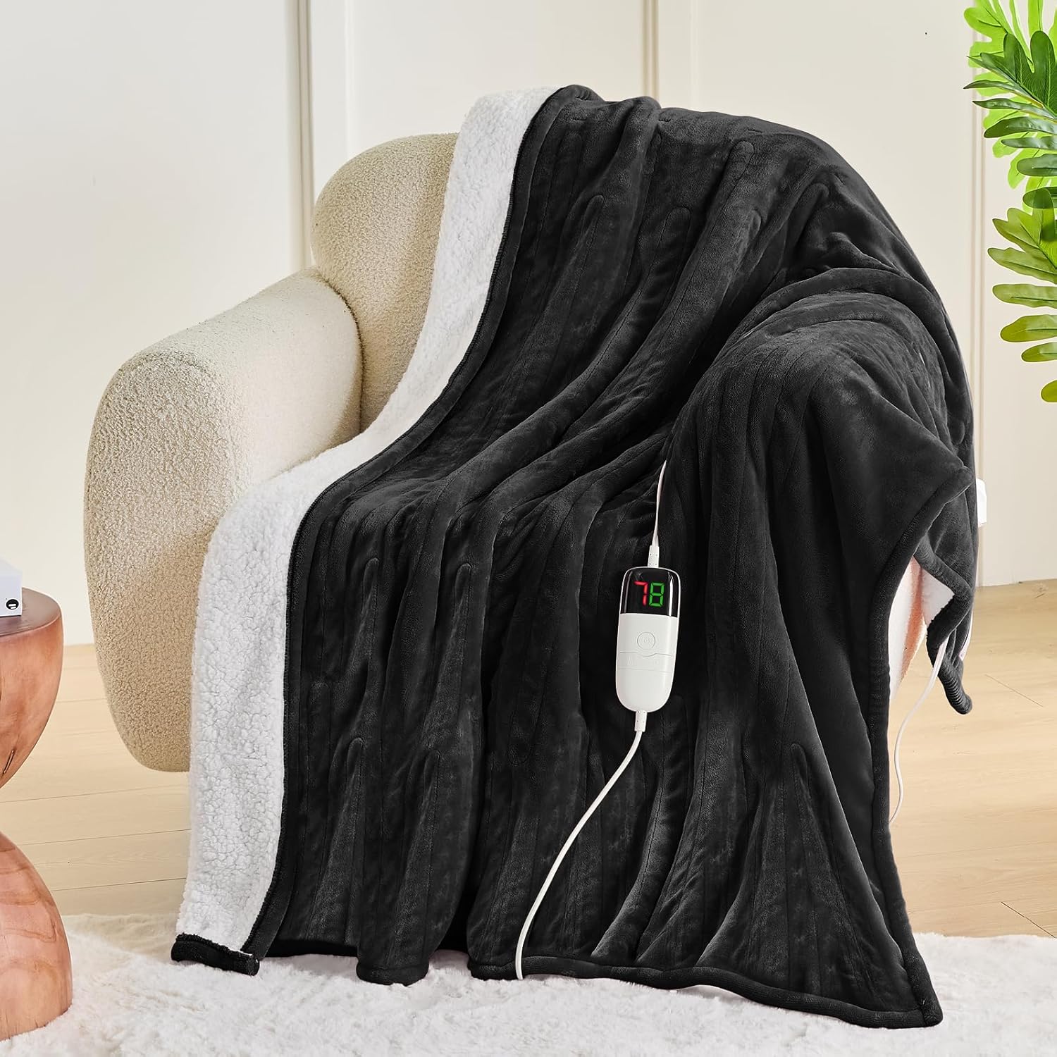 Greenoak Heated Blanket - 50X60 10 Heat Levels 500W ETL Certified