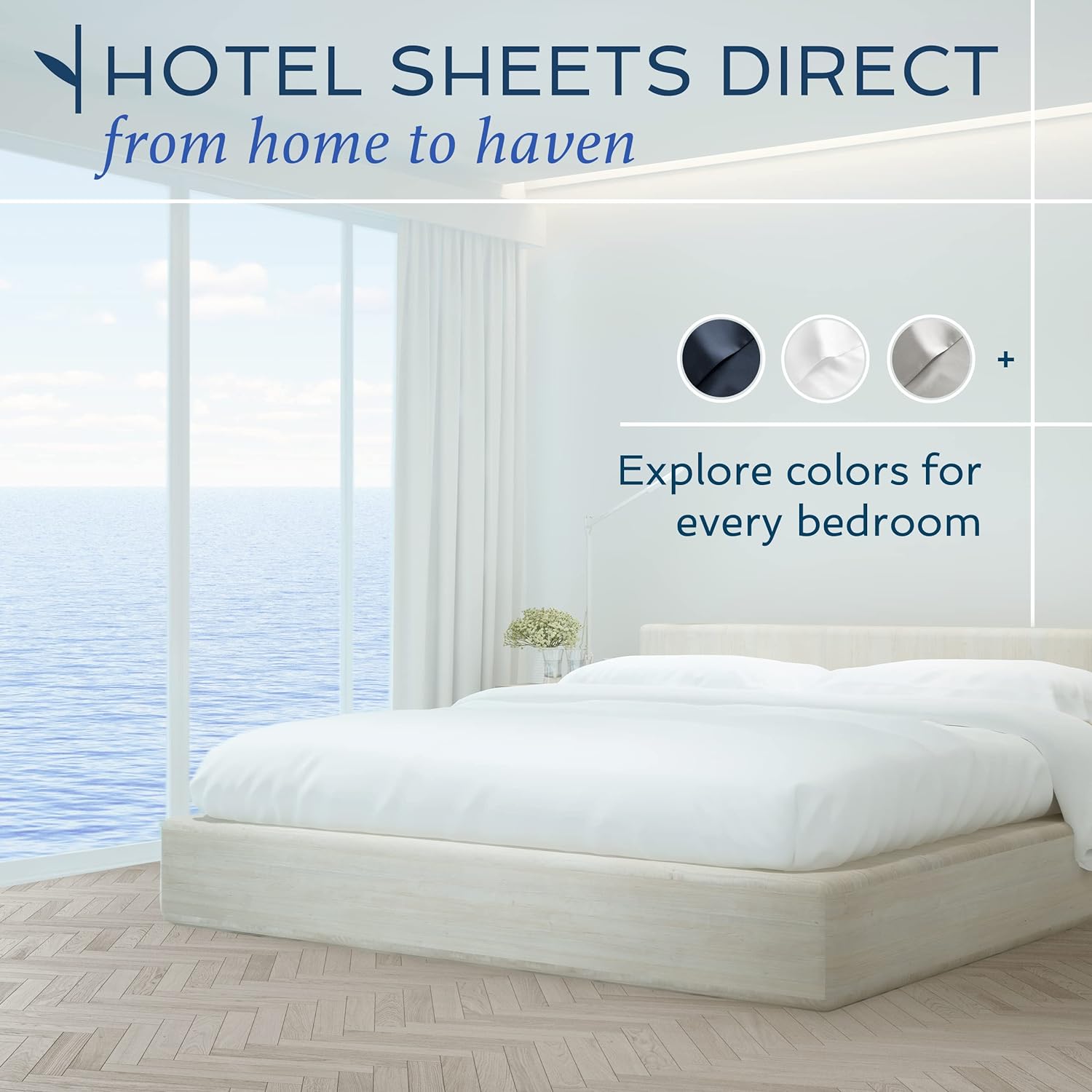 Hotel Sheets Direct Bamboo 3 Piece Bed Sheet Set Twin Size
