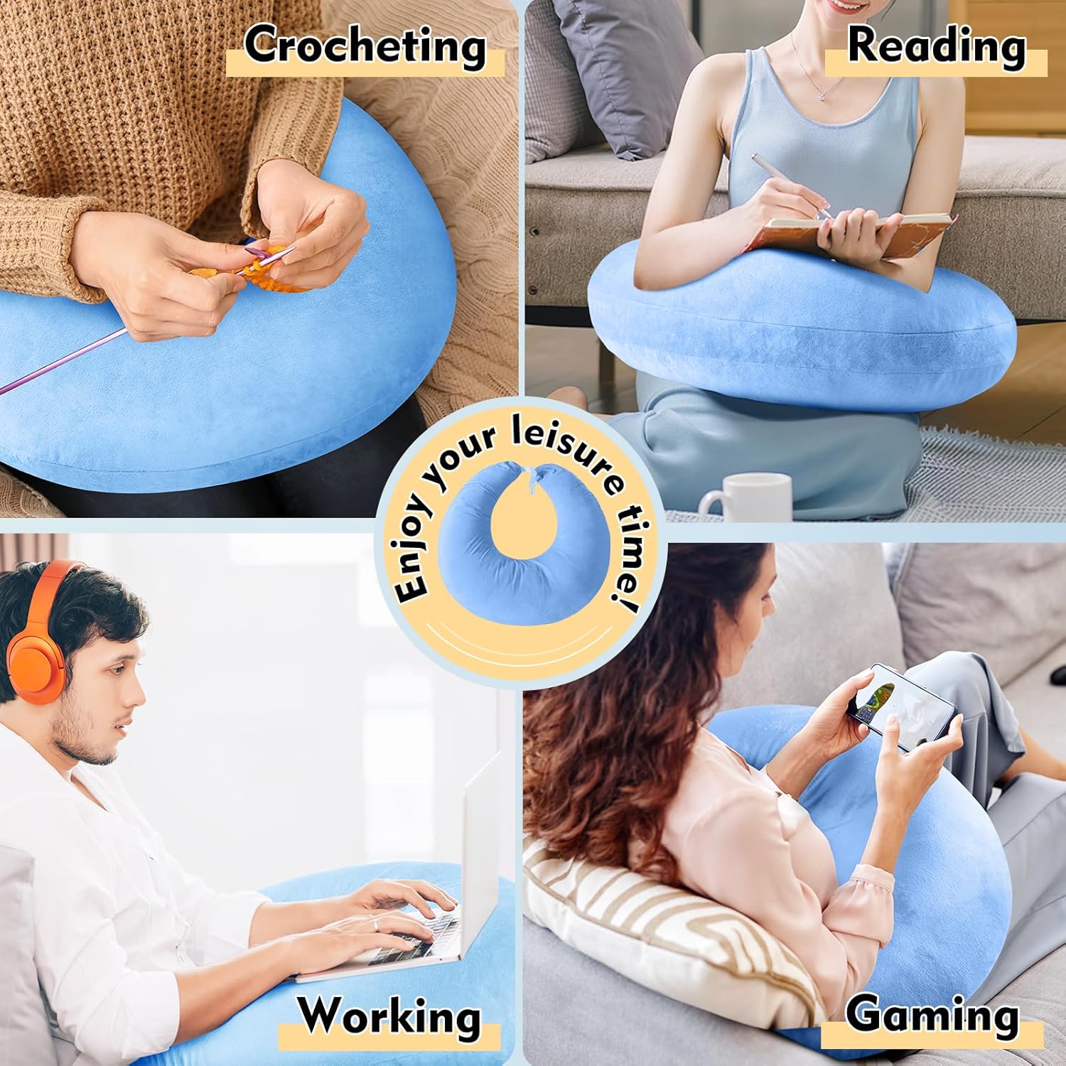 Vamorry Gaming Pillow Ergonomic Arm Support for Adults Kids
