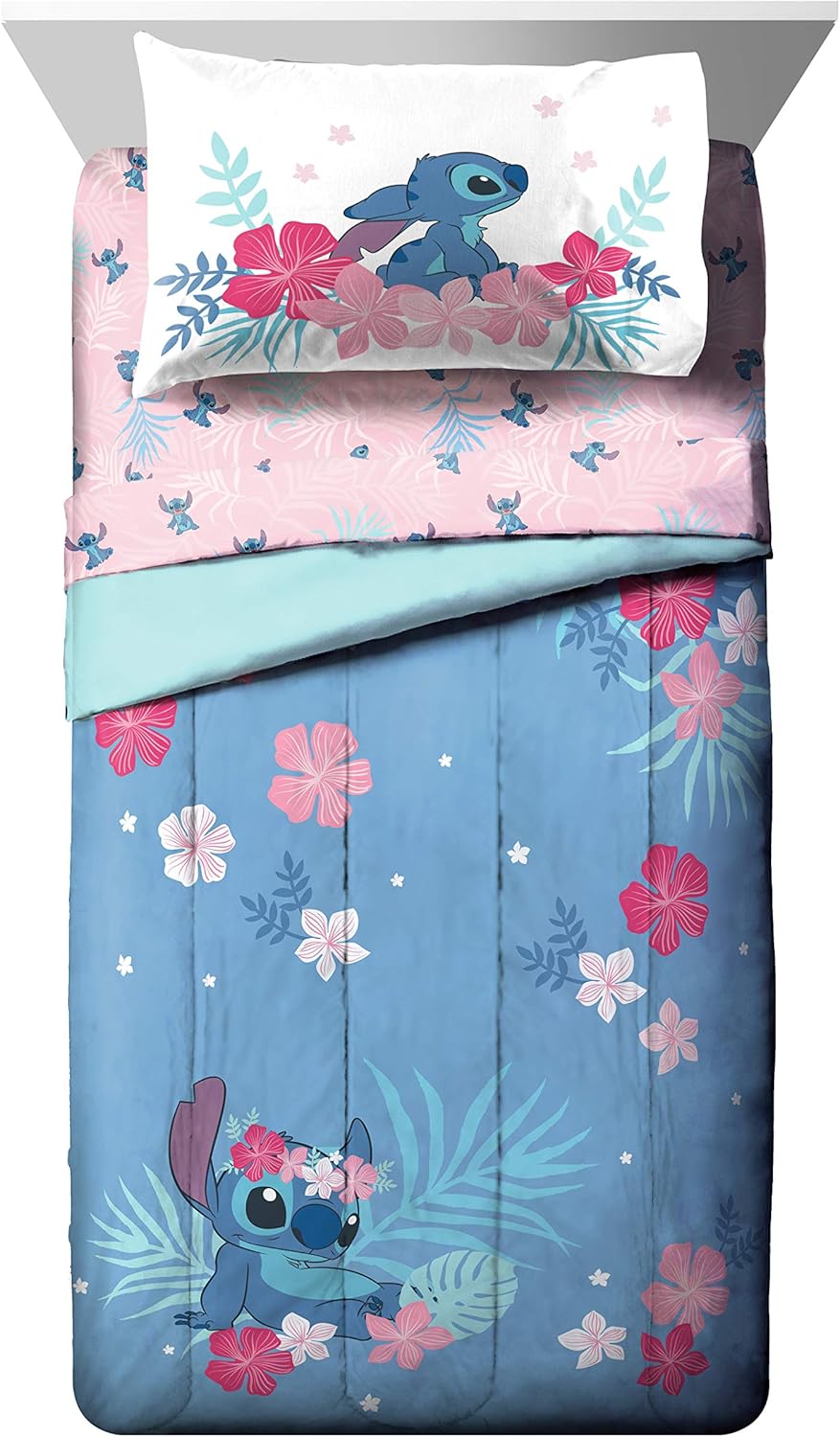 Jay Franco Disney Lilo Stitch 7 Piece Bed Set