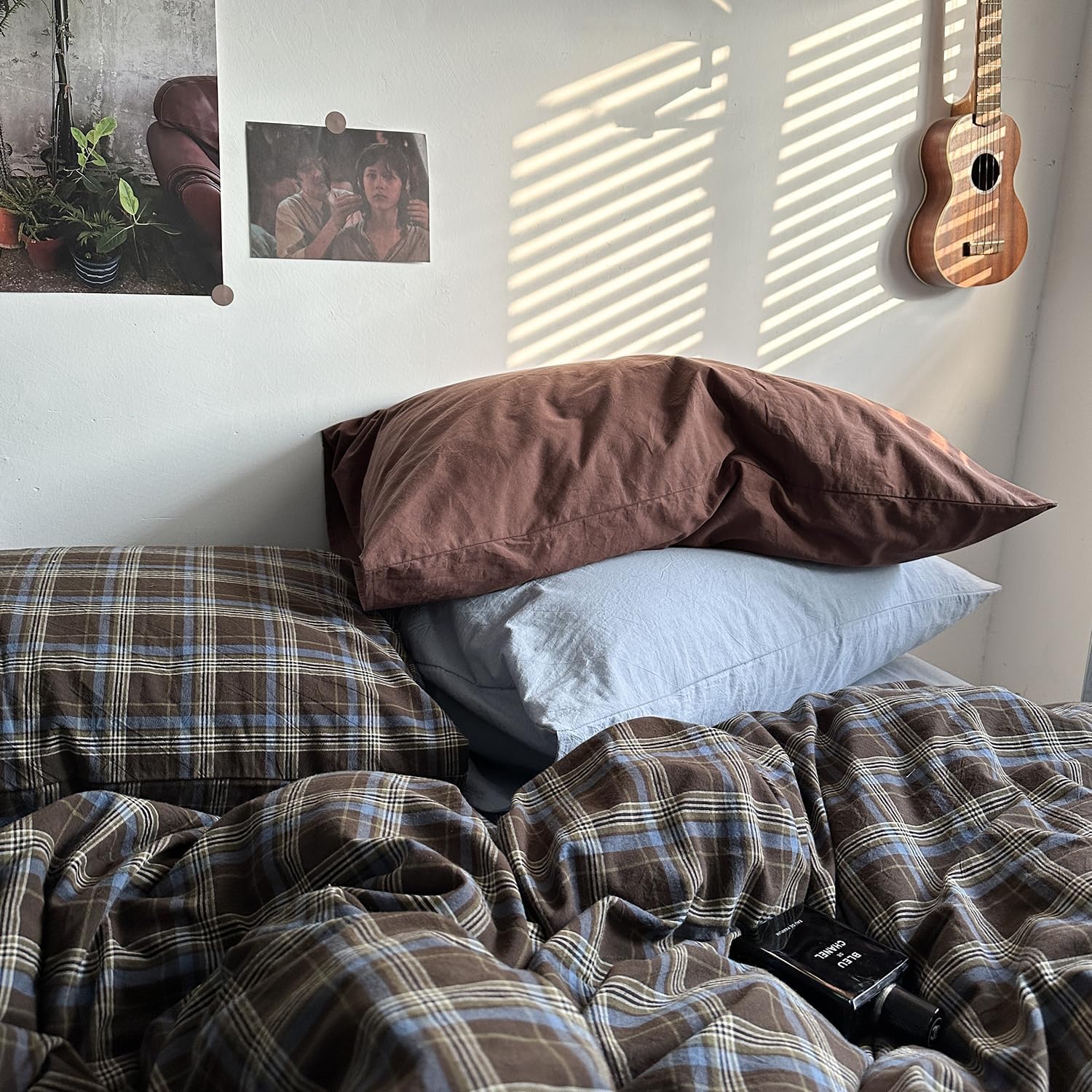 mixinni Buffalo Plaid Duvet Cover Set Twin XL 3 Piece