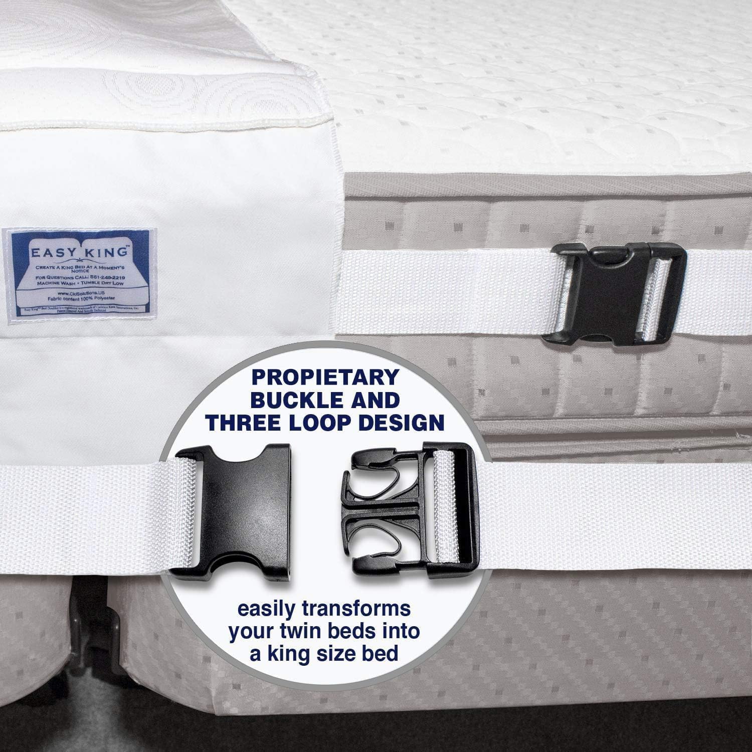 Easy King Bed Bridge For Split King Adjustable Beds