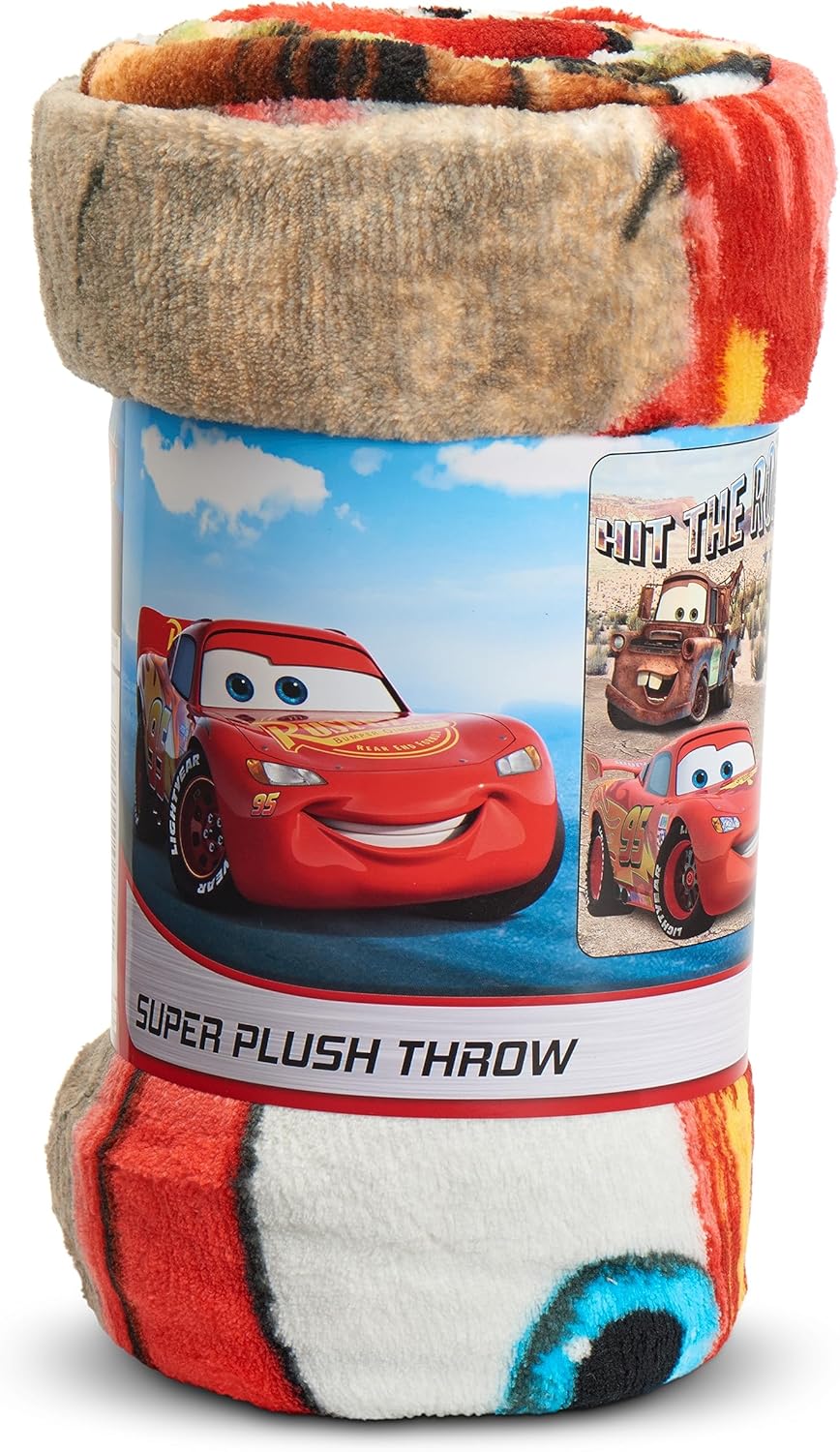 Northwest Cars Micro Raschel Throw Blanket 46 x 60