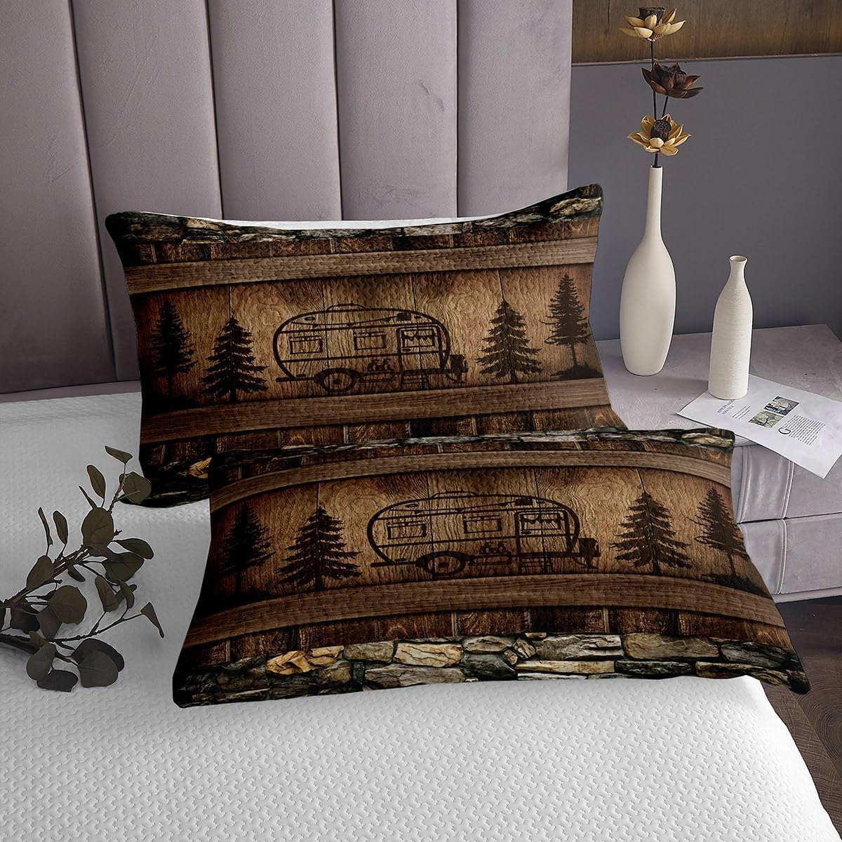 Erosebridal Kids Camper Quilt Set