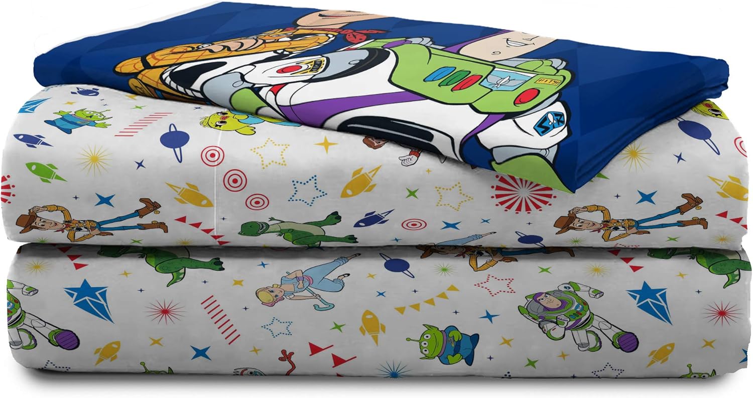 Jay Franco Toy Story Buzz Woody Twin Sheet Set - 3 Piece 1
