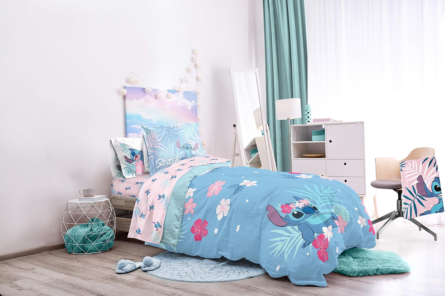 Jay Franco Disney Lilo Stitch 7 Piece Bed Set