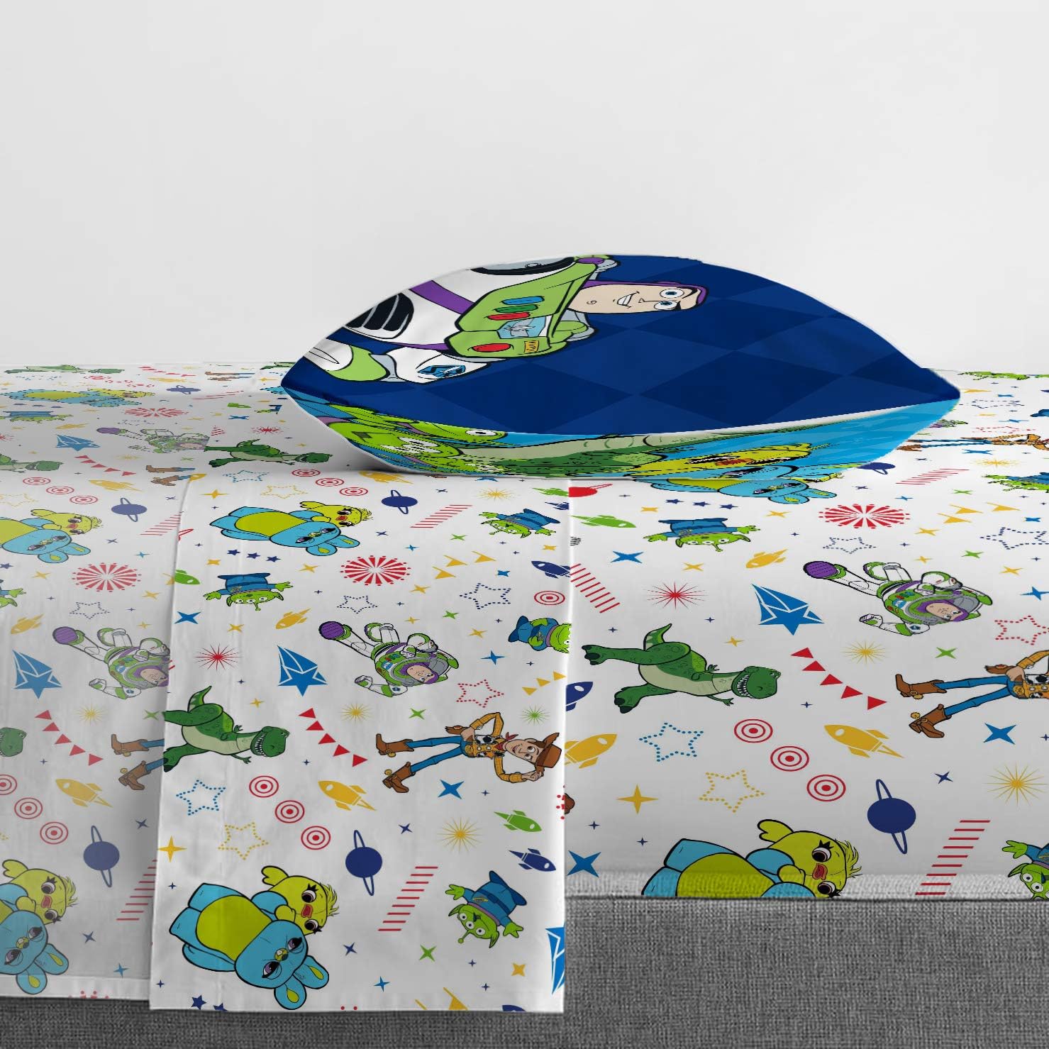 Jay Franco Toy Story Buzz Woody Twin Sheet Set - 3 Piece 1
