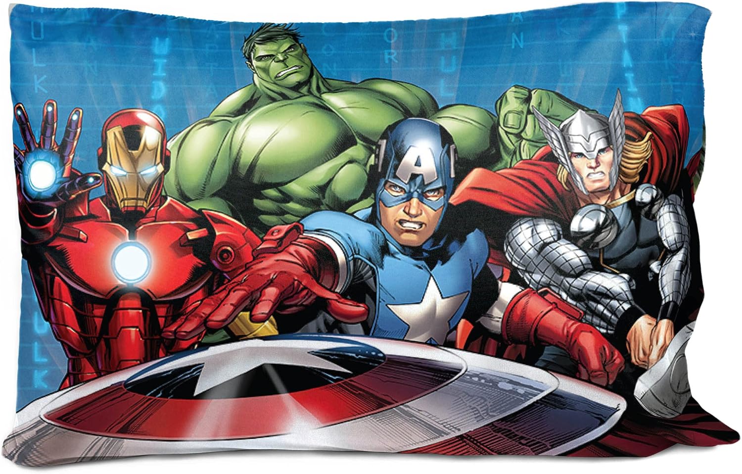 Jay Franco Marvel Avengers Pillowcase - Double-Sided Kids Super Soft