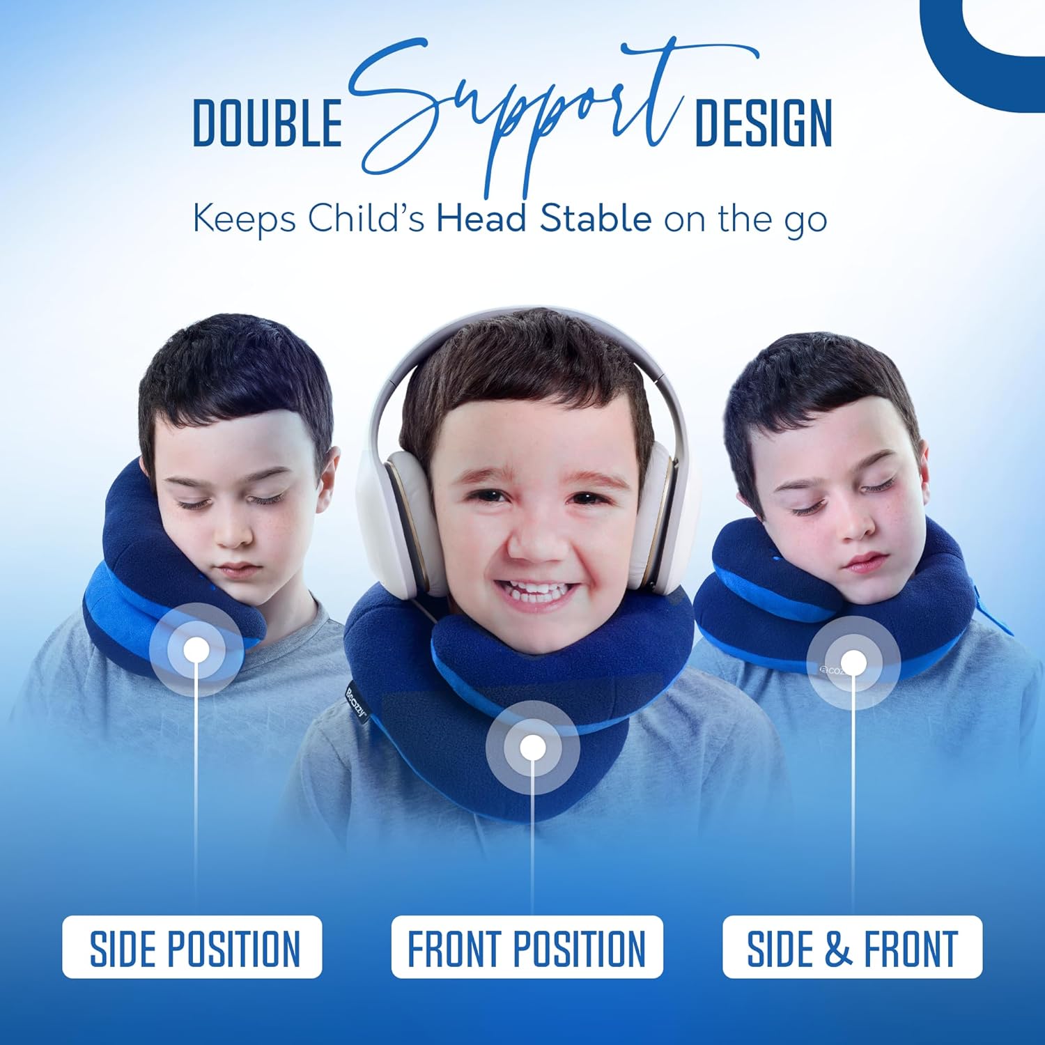 BCOZZY Kids Travel Neck Pillow - 3-7 YO