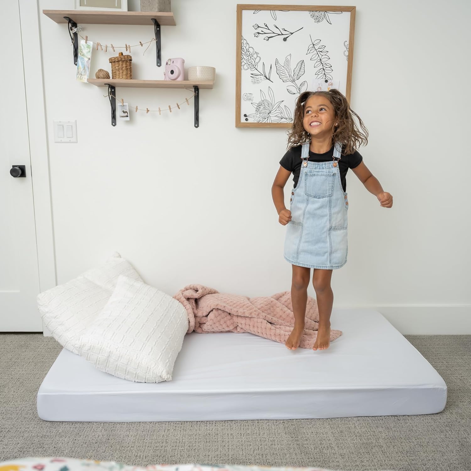 Waterproof Fitted Sheet for Toddler Nugget Beds
