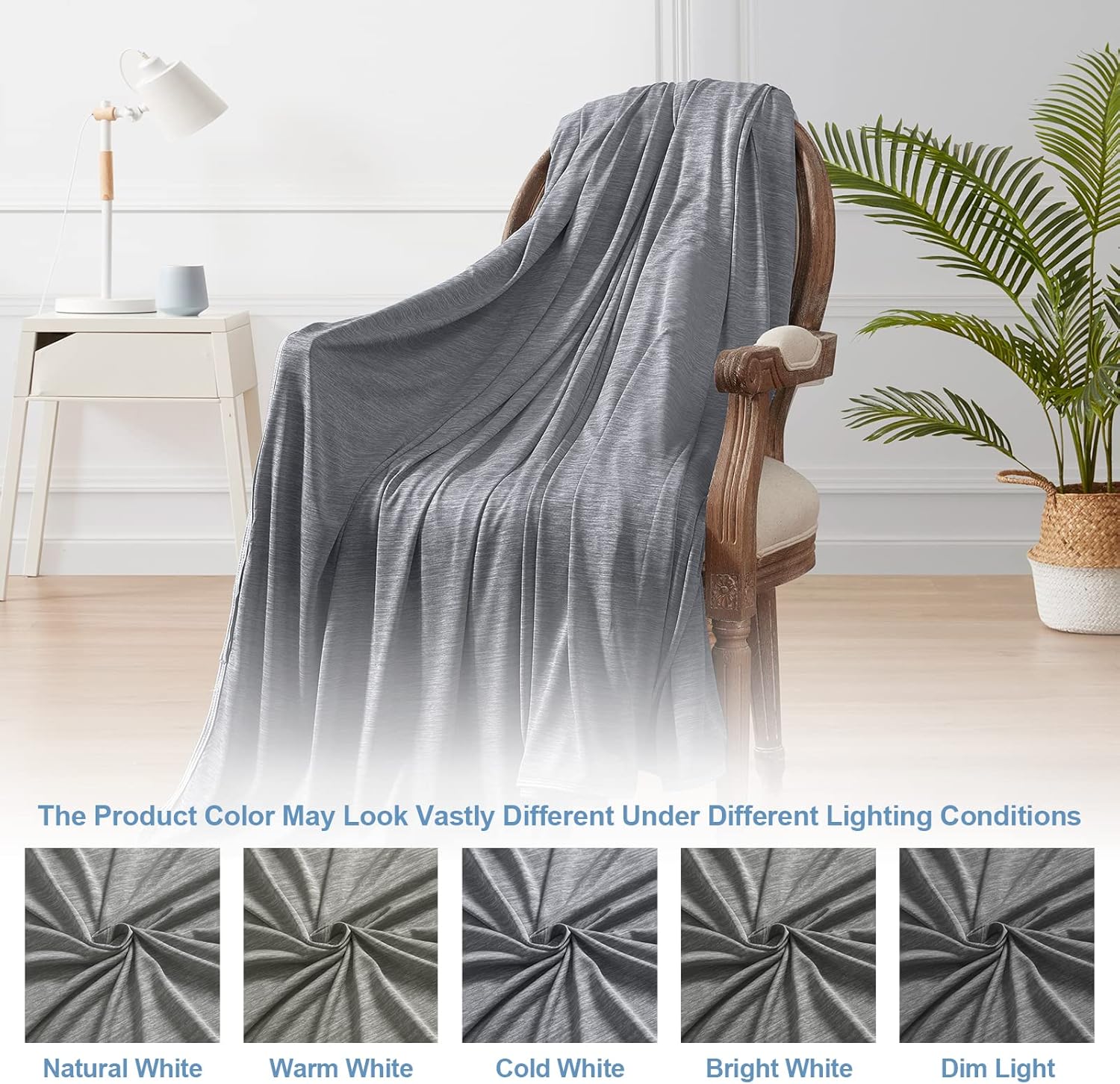 Topcee Cooling Blanket Queen Size 90x90 for Hot Sleepers