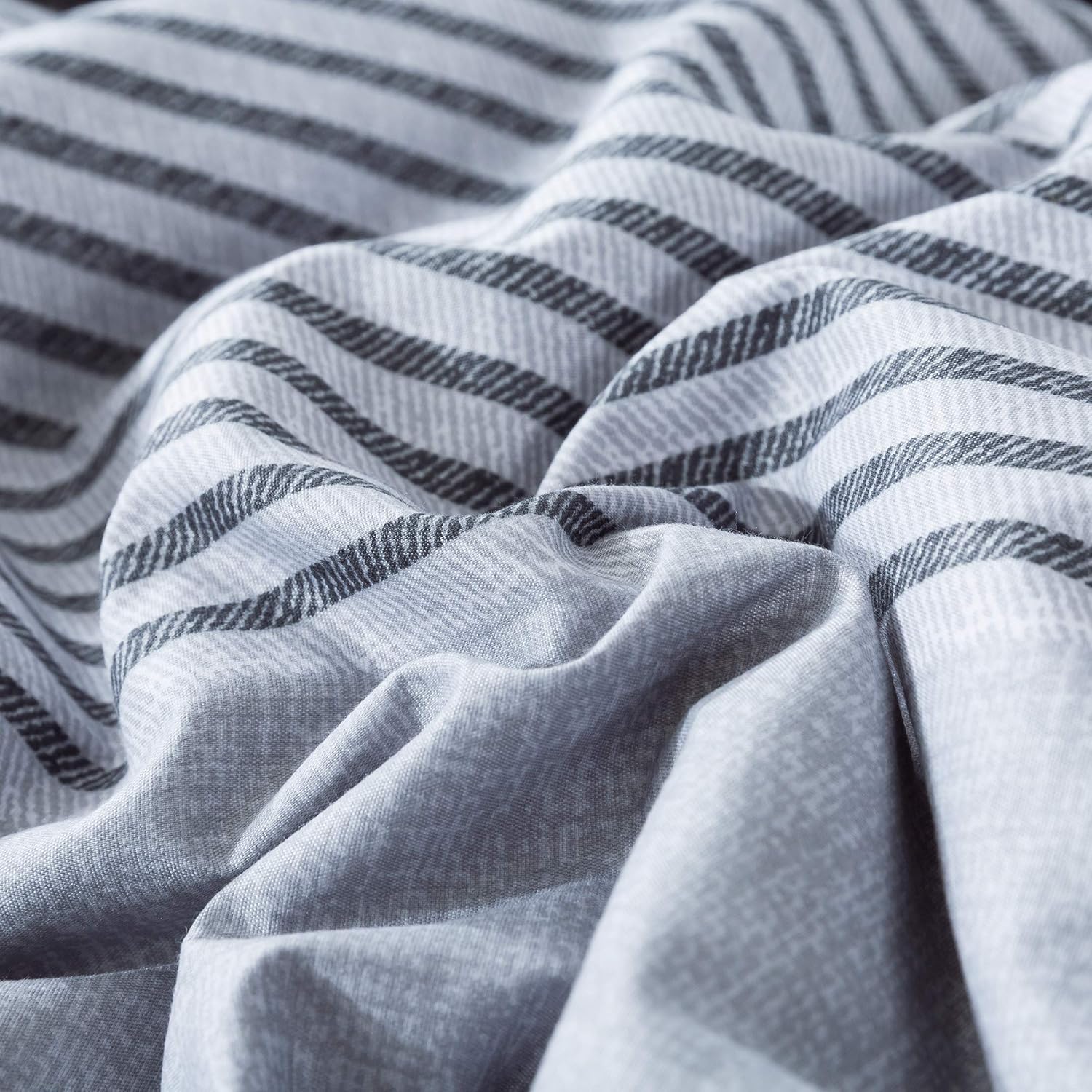 Andency 3-Piece Blue Stripe Comforter Set