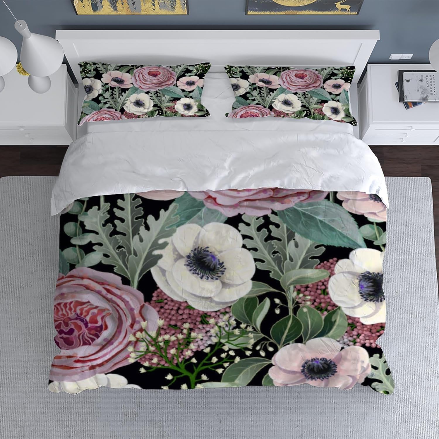 Hapuxt Home Duvet Cover Set 3pc California King