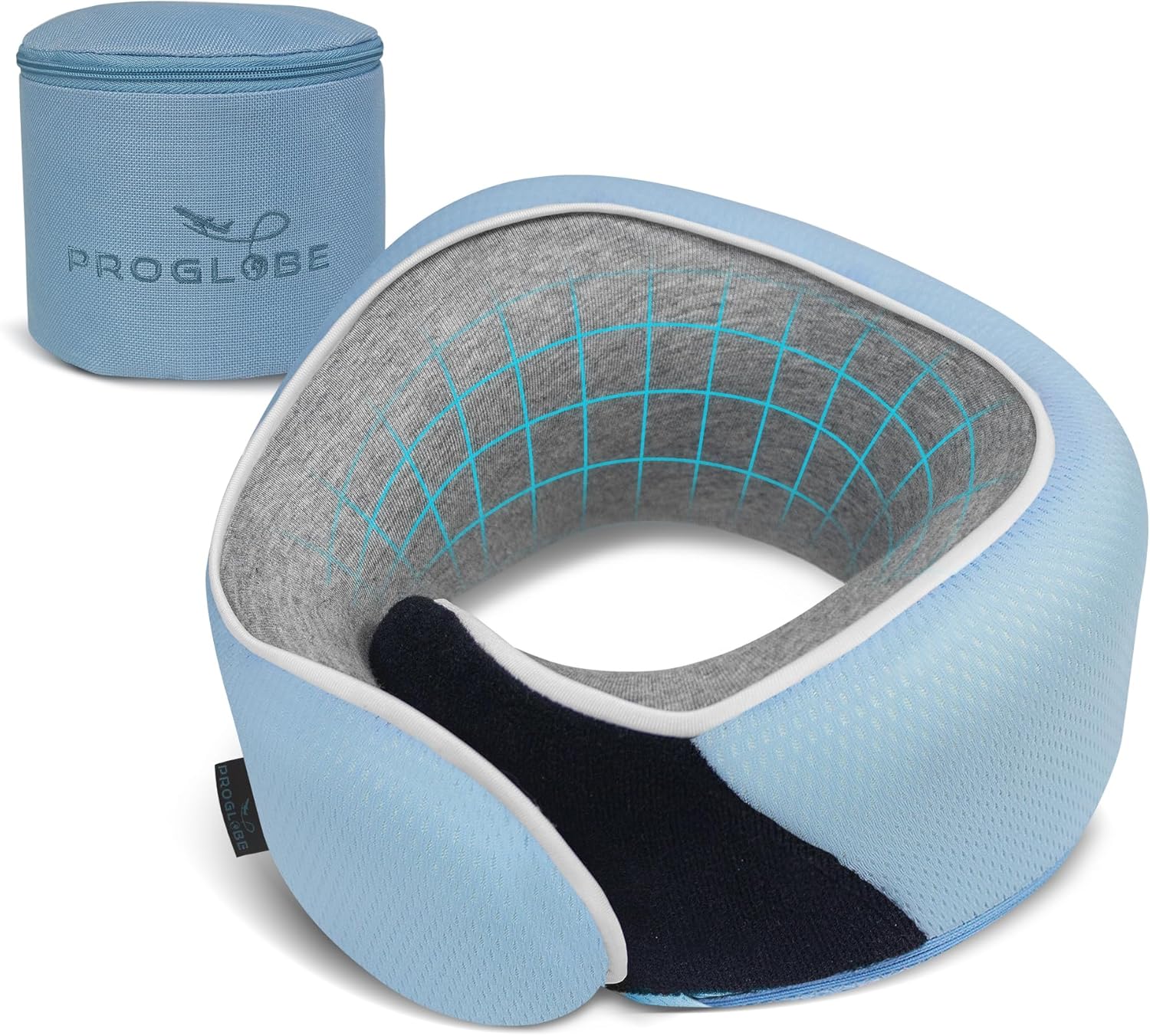 Proglobe Junior Travel Neck Pillow - Ergonomic Soft Washable Ages 413