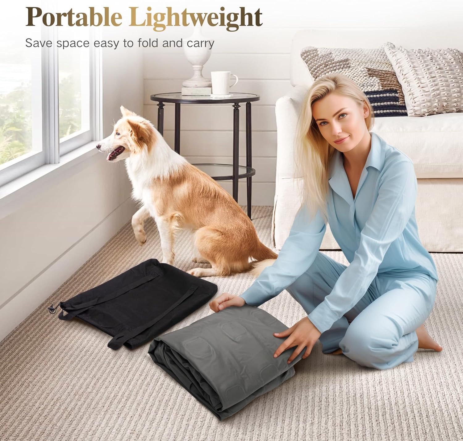 ALPHA CAMP 19 Twin Air Mattress with Pump and Pillow