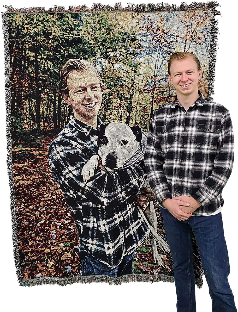 Pure Country Weavers Custom Woven Photo Throw Blanket 72x54