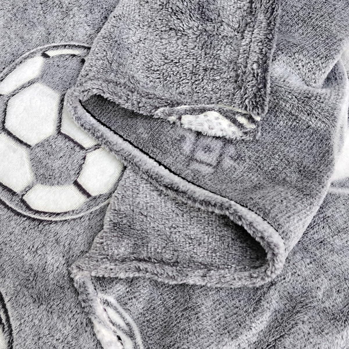 Sviuse Glow in The Dark Soccer Throw Blanket 1