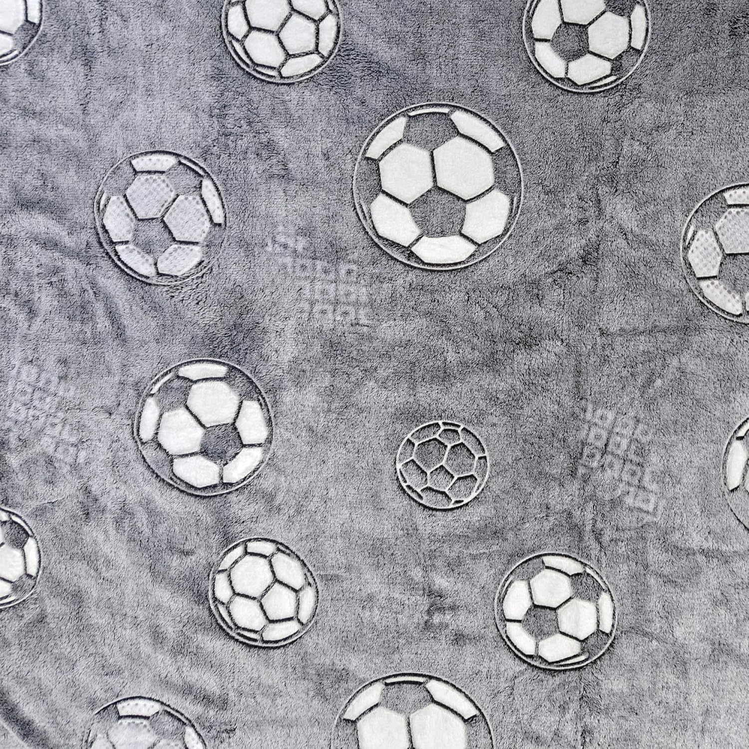 Sviuse Glow in The Dark Soccer Throw Blanket 1