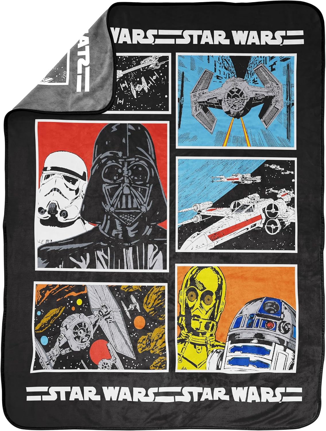 Jay Franco Star Wars Throw Blanket - Medium Size