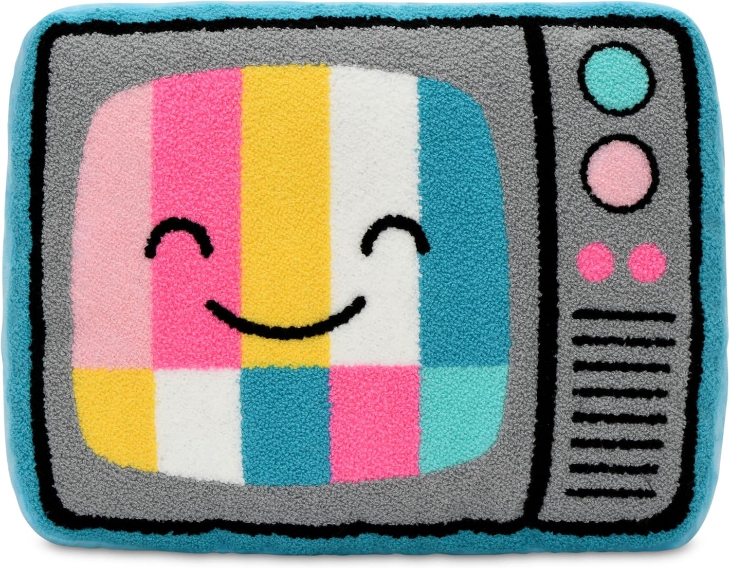iscream Retro TV Shaped Accent Pillow 17x14