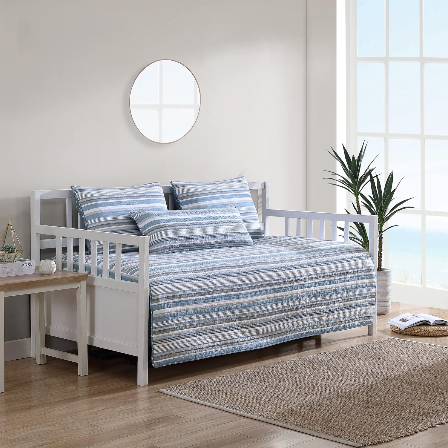 Nautica Daybed Cover Set - Jettison Grey 100 Cotton