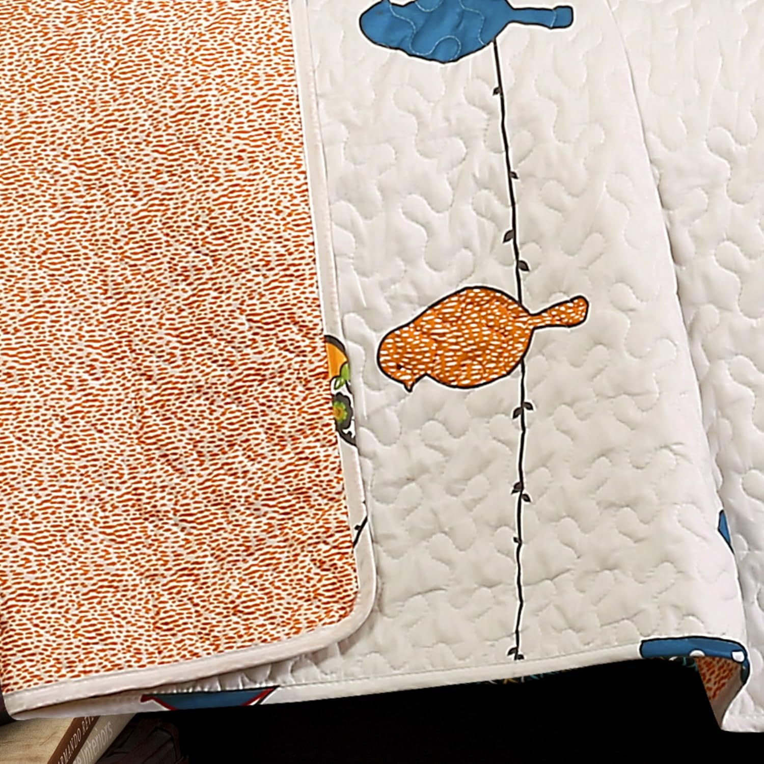 Lush Decor Rowley Birds Reversible Quilt Set