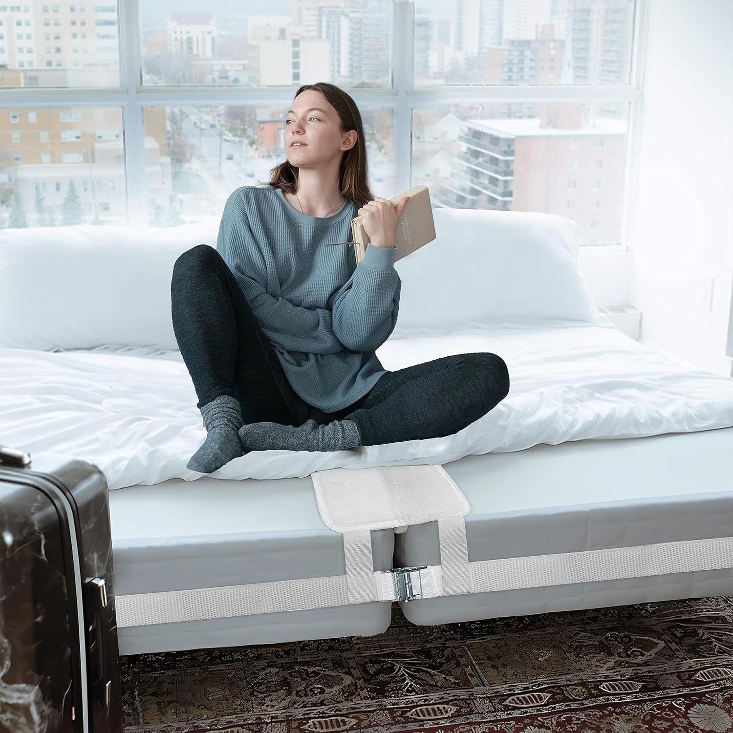 HomeCozy Bed Bridge Twin to King Converter Kit