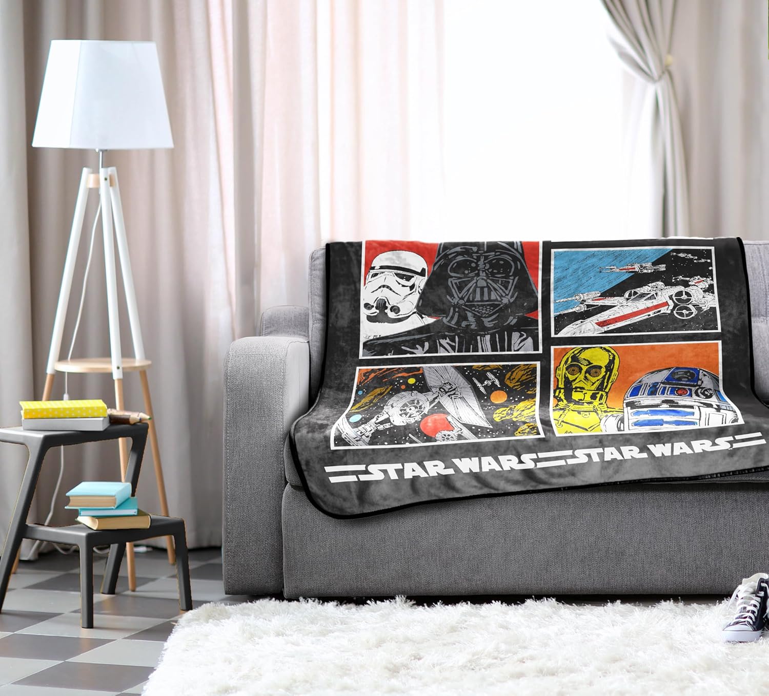Jay Franco Star Wars Throw Blanket - Medium Size