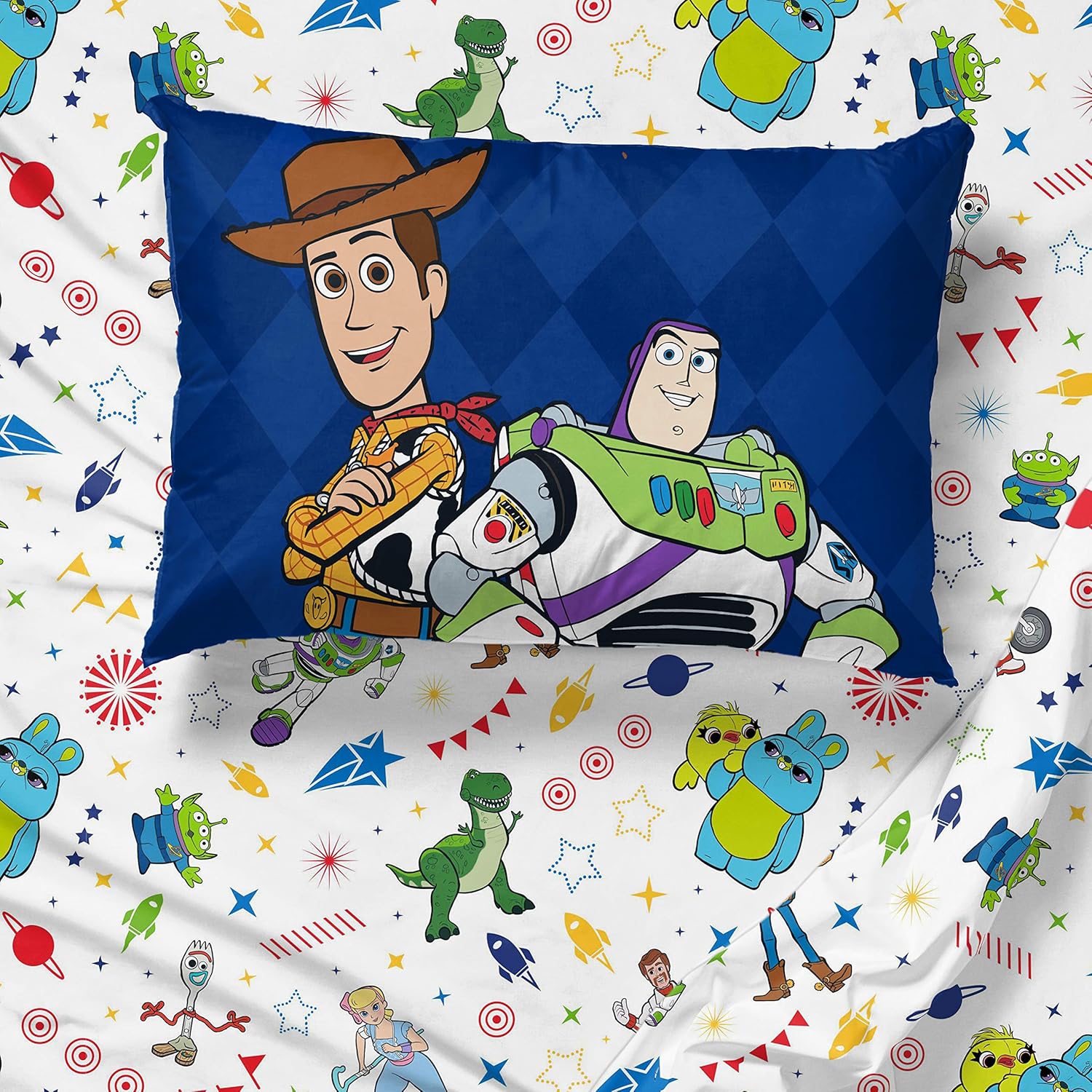 Jay Franco Toy Story Buzz Woody Twin Sheet Set - 3 Piece 1