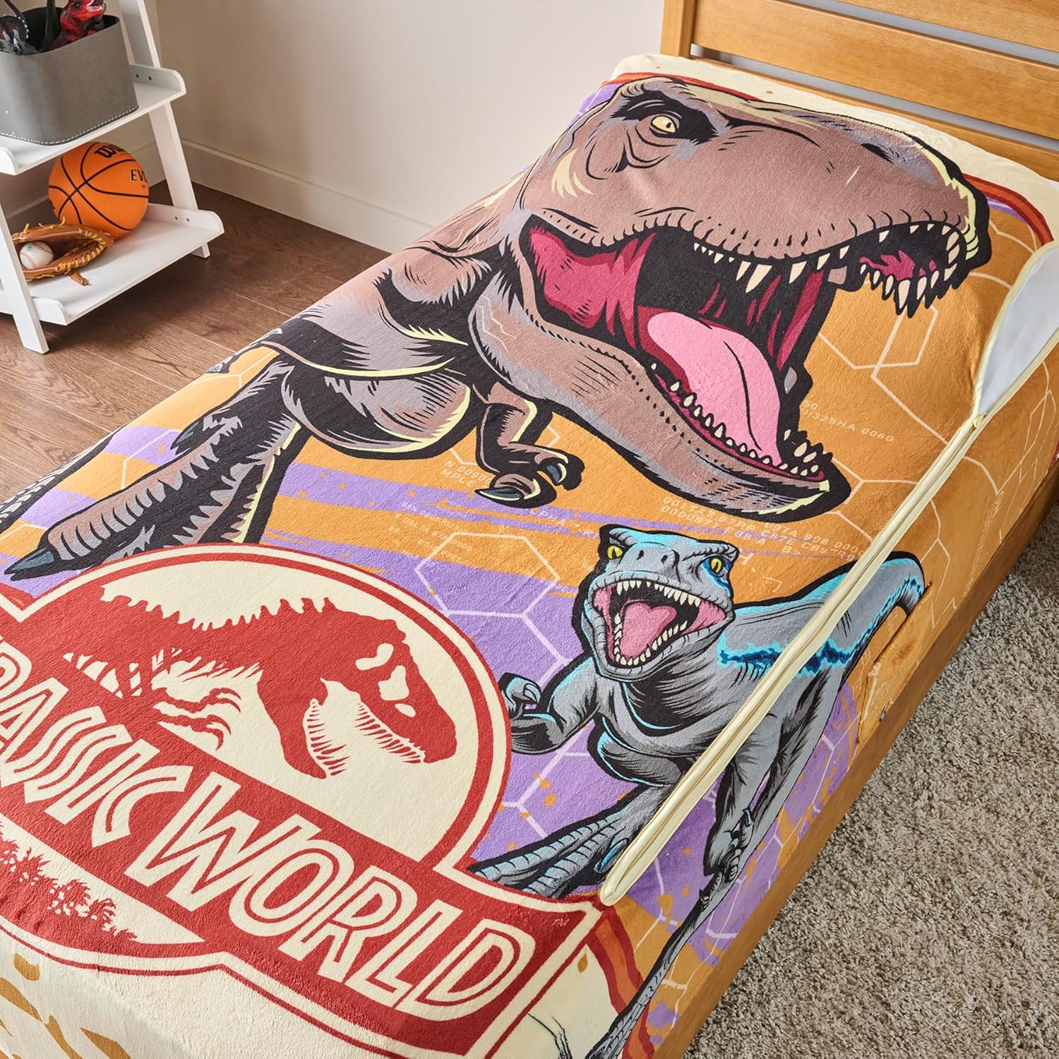 ZippySack Twin Bed Zip-Up Blanket with Side Pocket and Durable Zipper