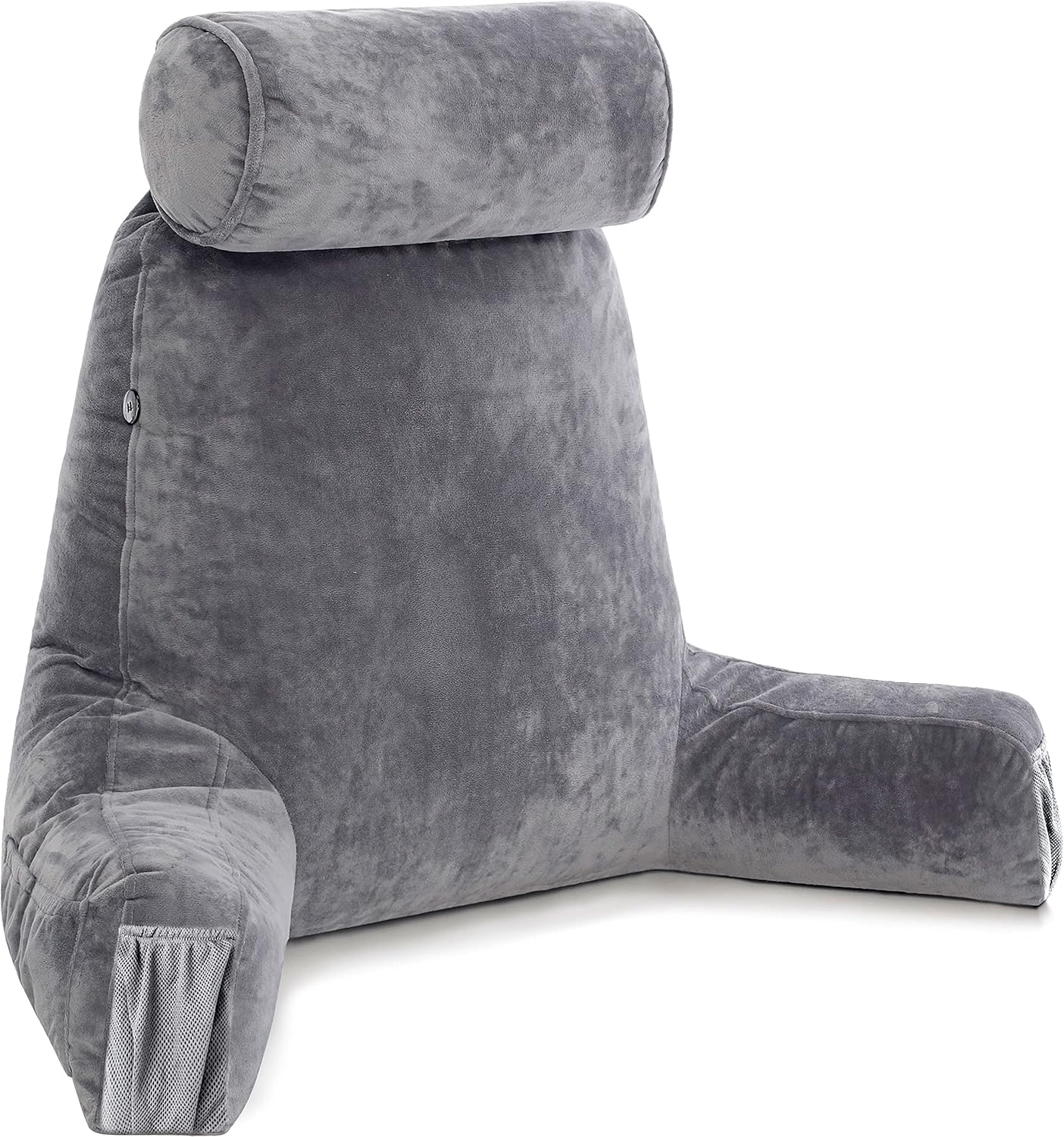 Husband Pillow Medium Dark Grey - Reading and Bed Rest Pillow