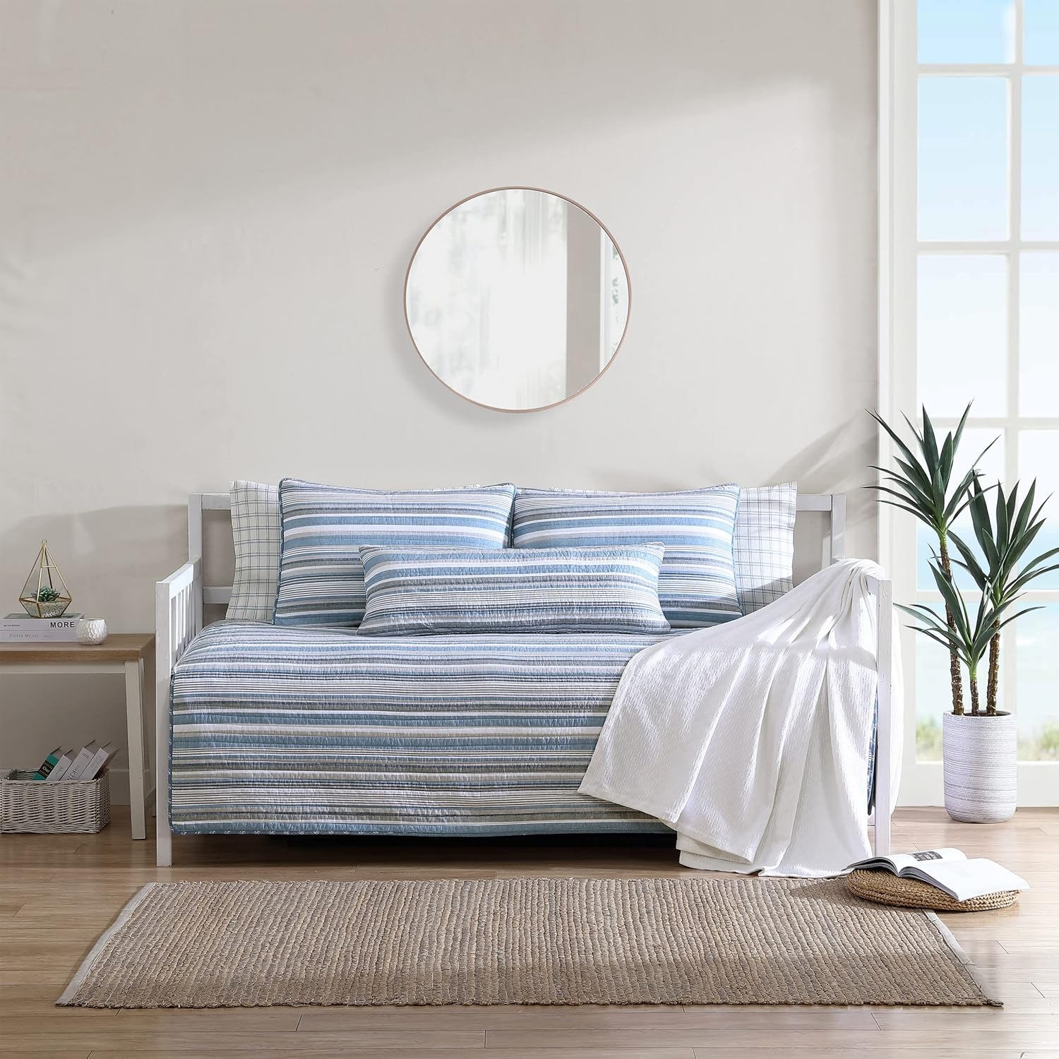 Nautica Daybed Cover Set - Jettison Grey 100 Cotton